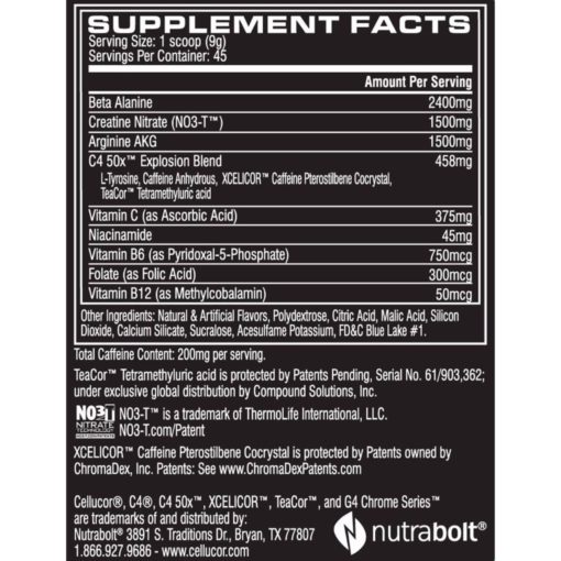 Cellucor C4 50X - NUTRABAY™