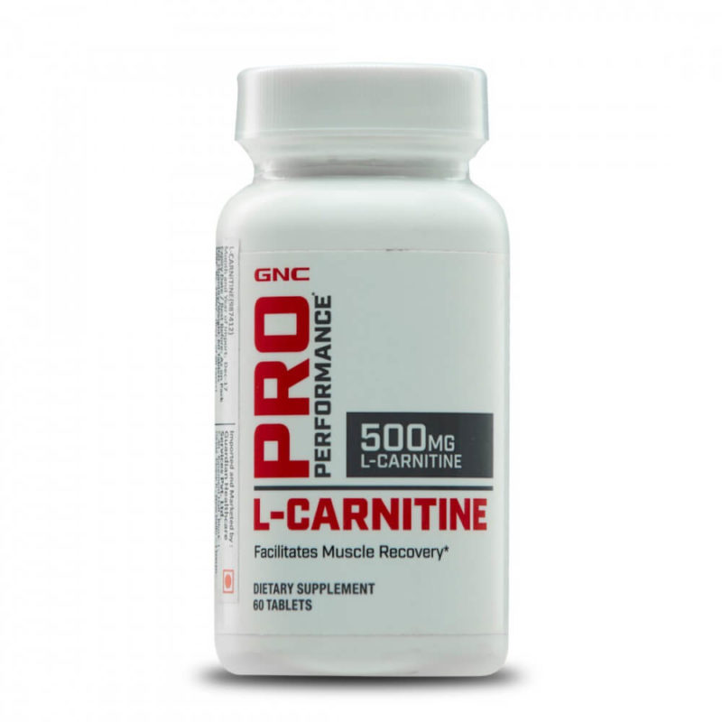 GNC LCarnitine 500mg, 60 tablets NUTRABAY™