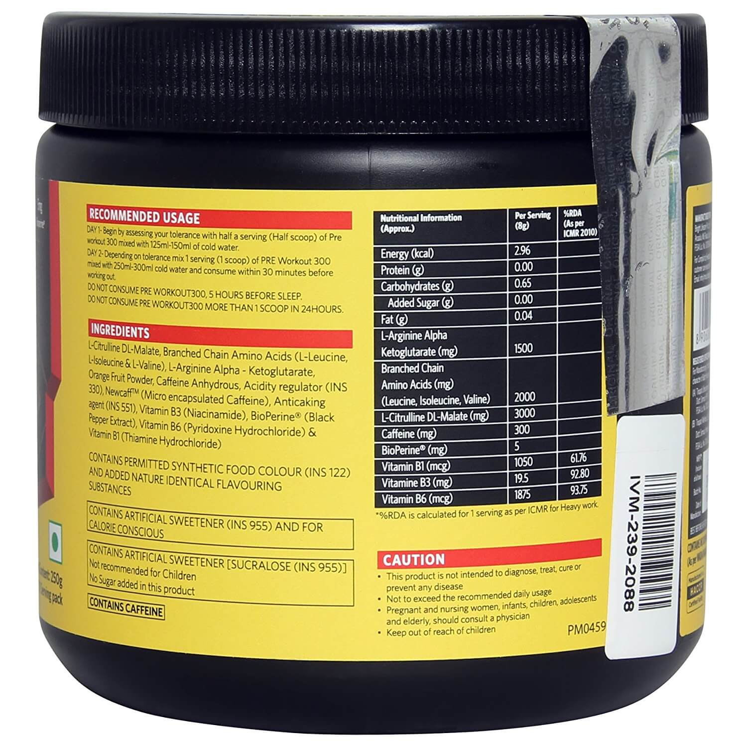 MuscleBlaze Pre Workout 300 NUTRABAY™