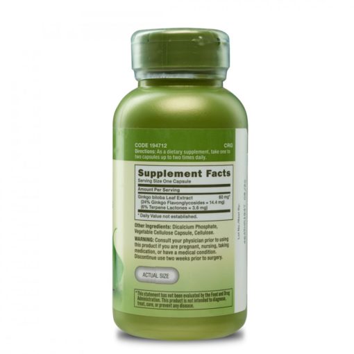 GNC Ginkgo Biloba 60mg Capsules NUTRABAY™