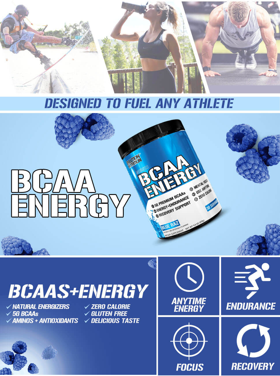 EVLution Nutrition BCAA Energy NUTRABAY™