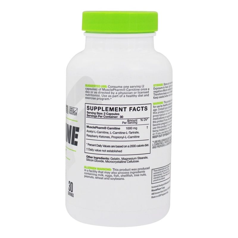 muscle pharm l carnitine tablets MusclePharm Essential ( 60 Caps) MusclePharm Essentials Muscle Supplement Carnitine