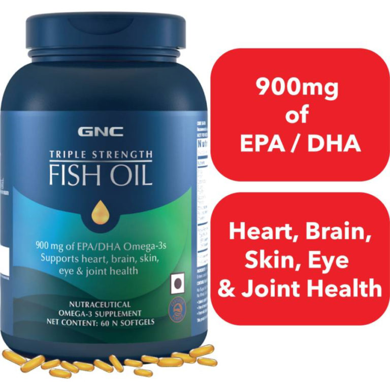GNC Triple Strength Fish Oil Softgels NUTRABAY™