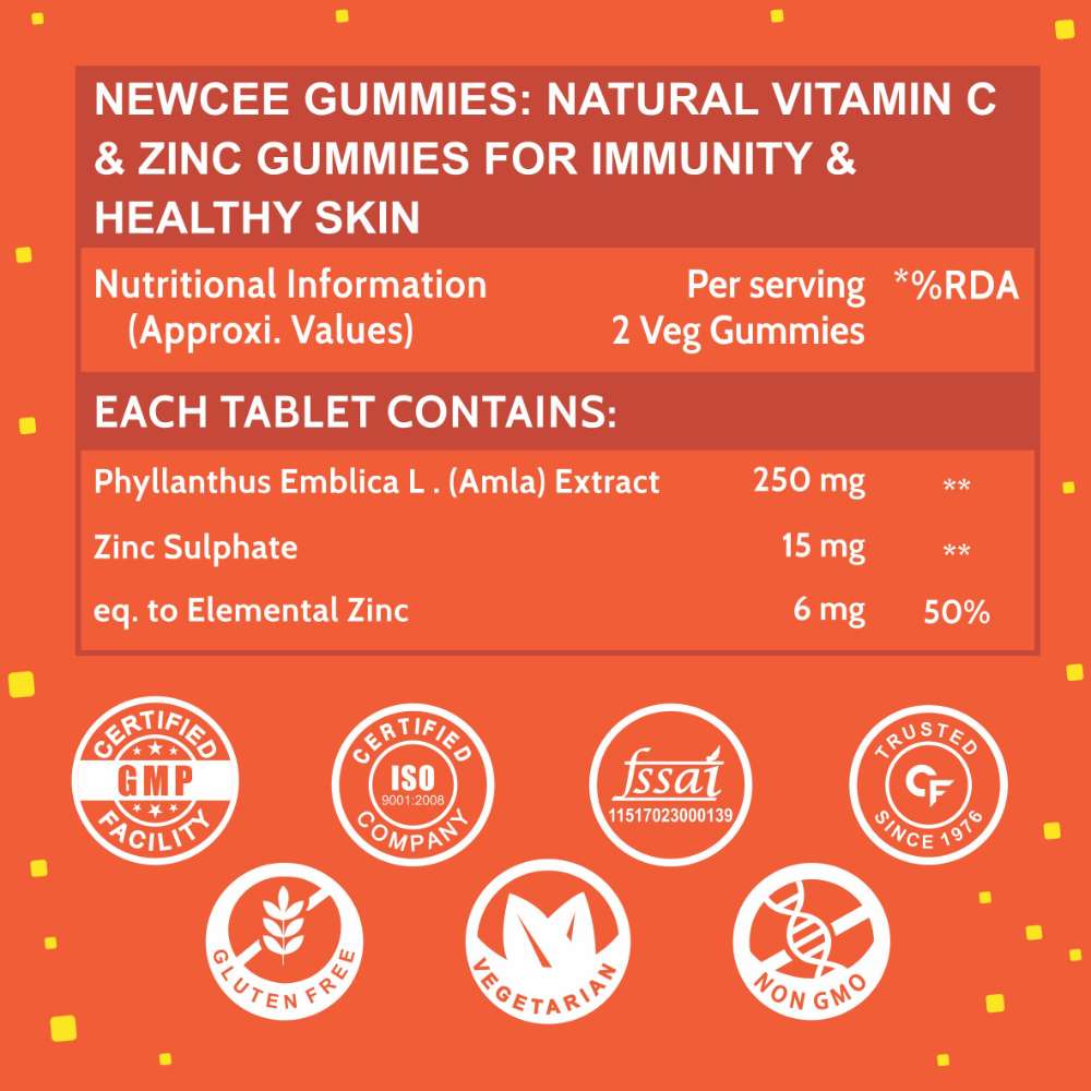 Carbamide Forte Vitamin C Immunity Booster Gummies for Adults and Kids