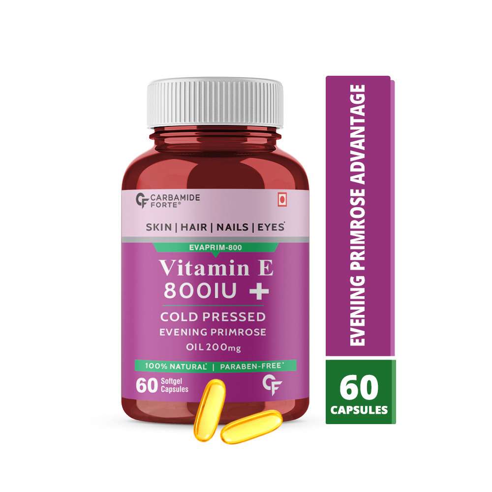 Carbamide Forte Vitamin E 800 IU Oil + Evening Primrose Oil 200mg NUTRABAY™