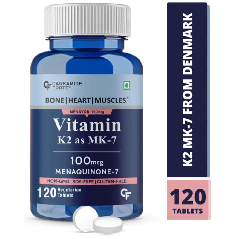 Carbamide Forte Vitamin K2 MK7 100mcg Vitamin K27 From Denmark
