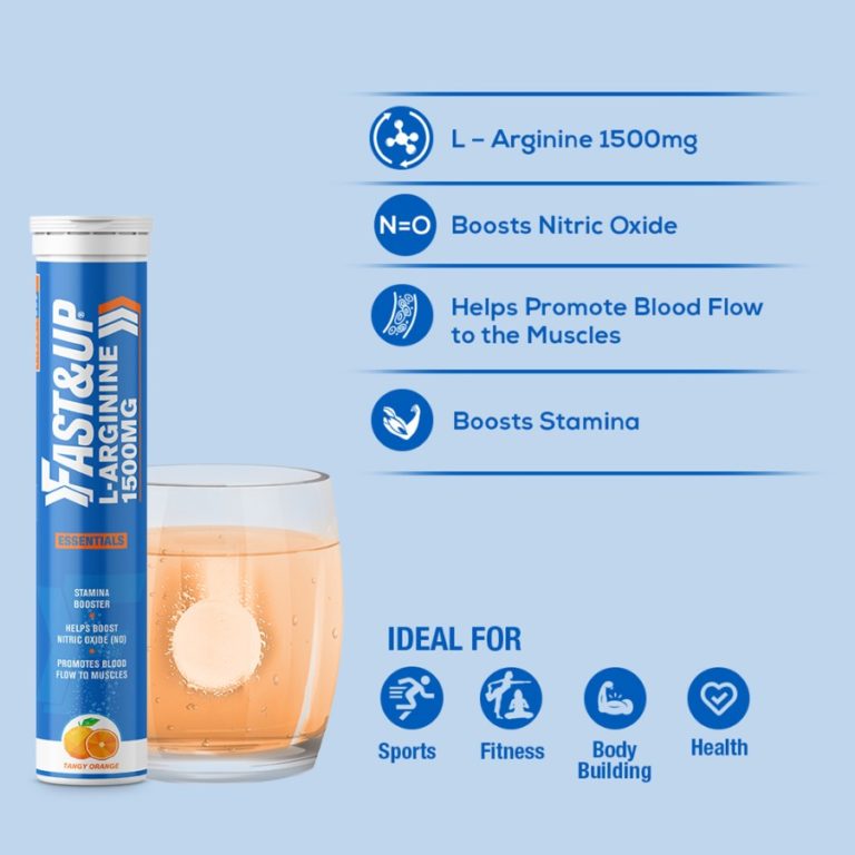 Fast&Up LArginine Essentials 1500 mg Effervescent Tablets NUTRABAY™