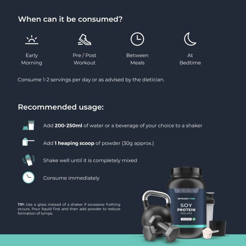 Nutrabay Pure 100% Soy Protein Isolate - NUTRABAY™