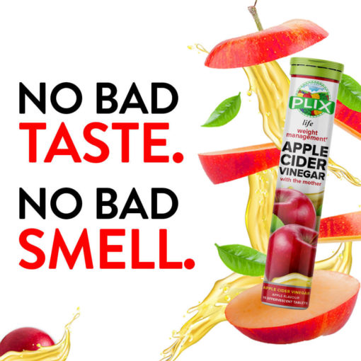 Plix Life Apple Cider Vinegar Effervescent Tablets NUTRABAY™