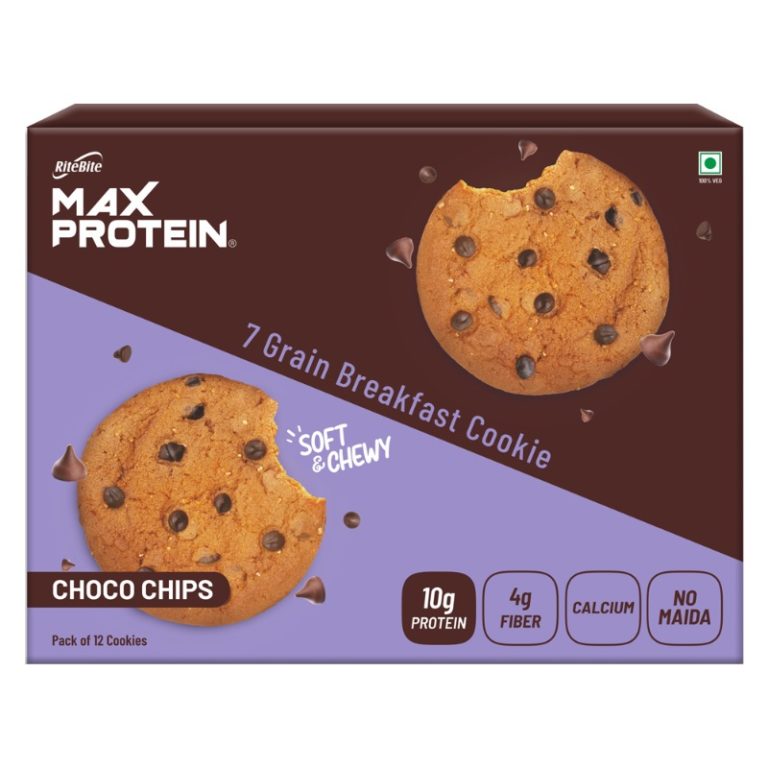 RiteBite Max Protein Choco Chips Cookies NUTRABAY™