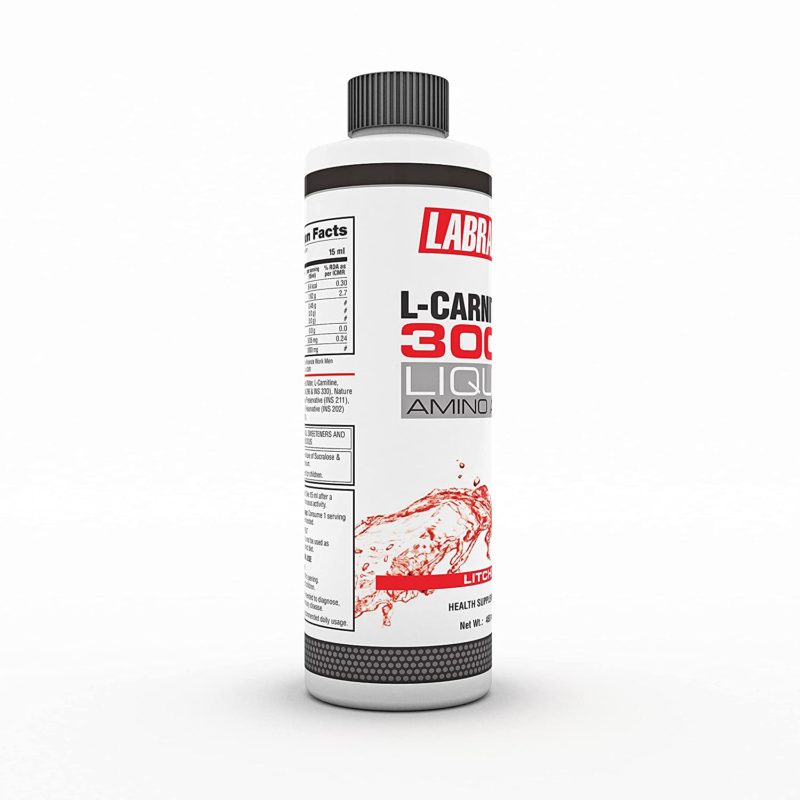 l carnitine labrada Labrada L-Carnitine Liquid (Double Strength L-Carnitine 3000mg Per Serving)  ( Litchi, 450 Ml)
