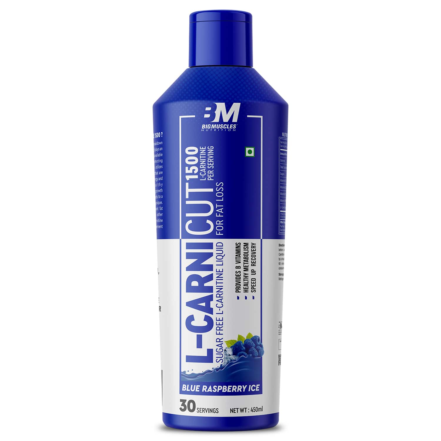 l carnitine big muscle Bigmuscles Nutrition L-Carnicut Liquid L-Carnitine With Vitamin B - 1500 mg ( Smash Green Apple, 450 ml) exercise soreness for faster bounce LIQUICARN - Liquid L-Carnitine Fat