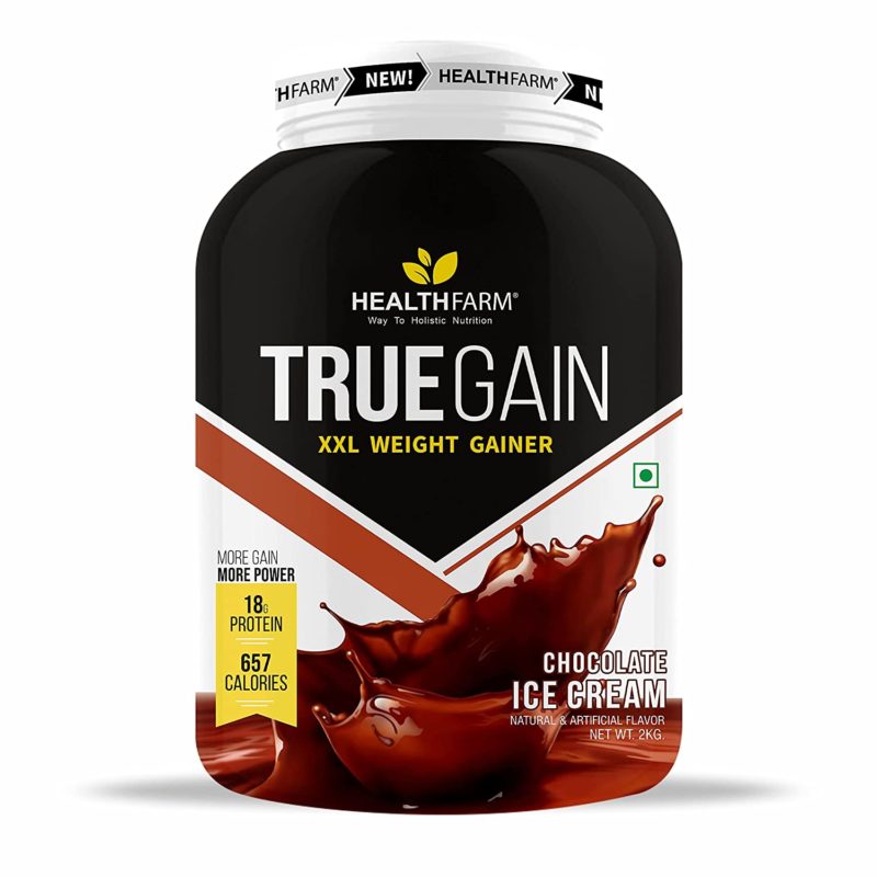 Healthfarm XXL Weight Gainer/Mass Gainer 18g Protein Kg