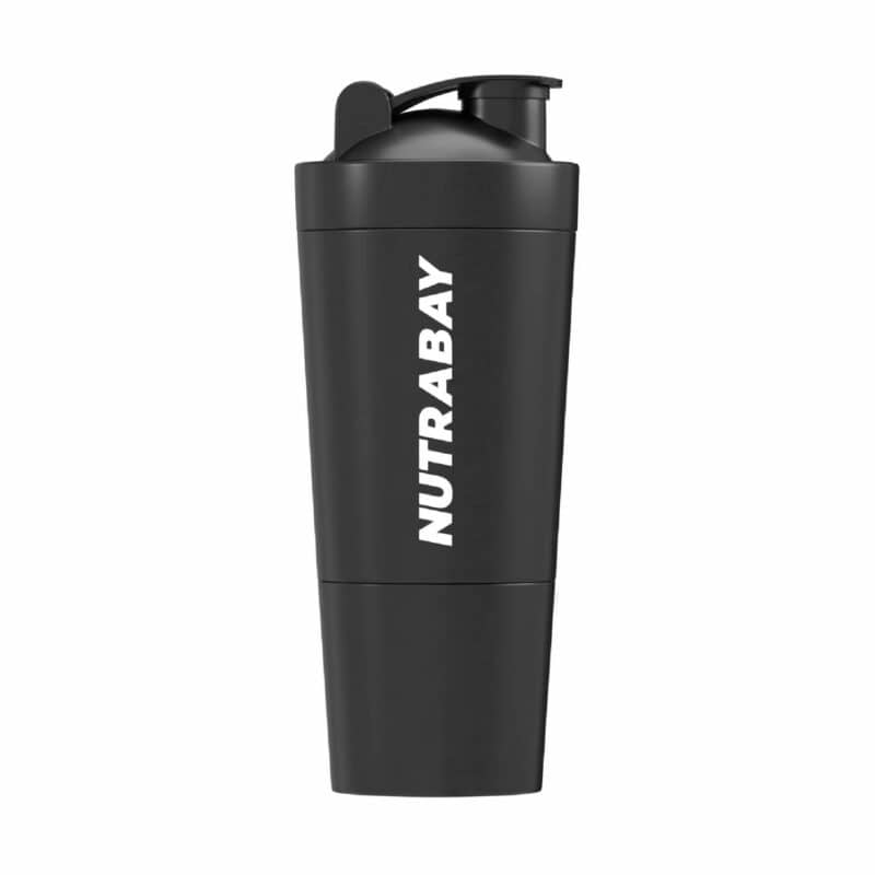 Nutrabay Black Steel Shaker Bottle 700 Ml) NUTRABAY™