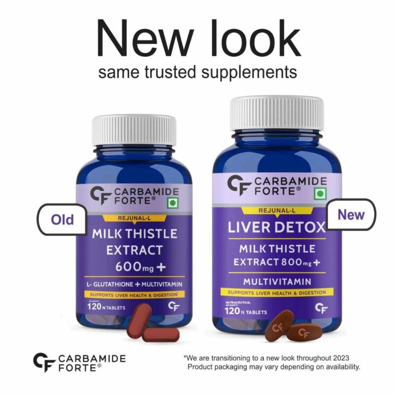 Carbamide Forte Liver Detox Milk Thistle Extract 800mg+ Multivitamin